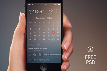 iPhone Calendar Concept