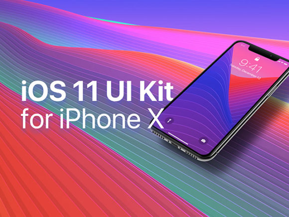 Free iOS 11 UI Kit for iPhone X