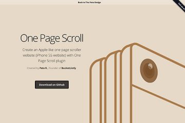 One Page Scroll