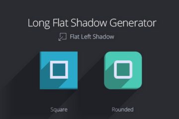 Long Flat Shadow Generator