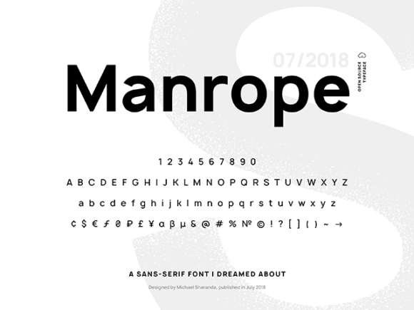 Download Manrope Sans-serif Typeface for Free
