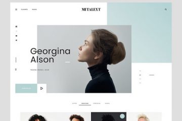 Get this Free MI Talent Website Template