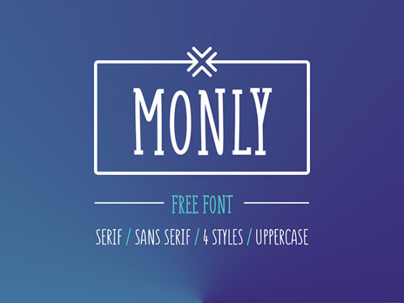 Free Monly Font in 4 Styles