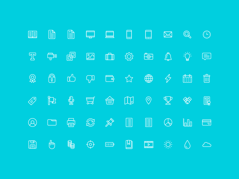 60 Outline Icons