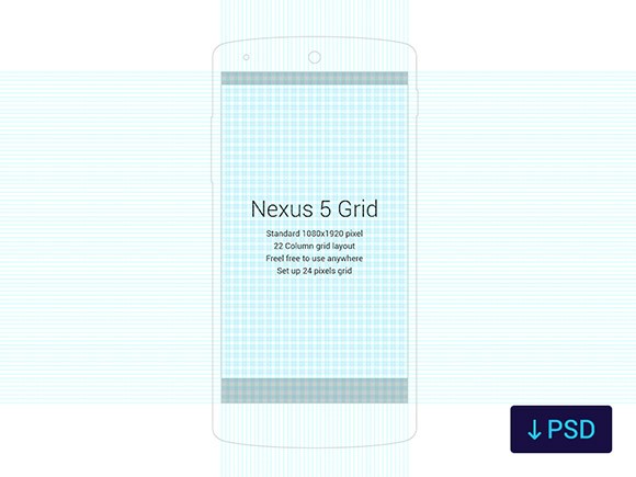 Nexus 5 Grid Template