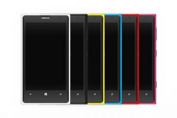 Nokia Lumia 1020 Colourful Mockups