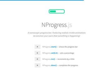 NProgress.js Progress Bar
