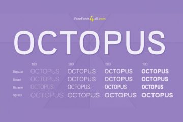 Octopus Font Family + Webfont