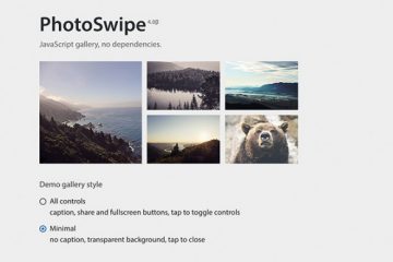 PhotoSwipe JS Photo Gallery