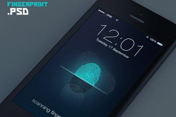 Fingerprint Lock Screen Concept