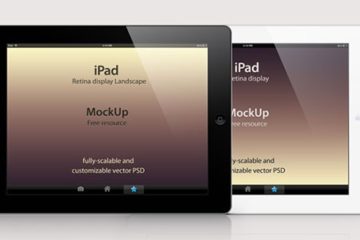 Download Free iPad Retina Mockup in PSD