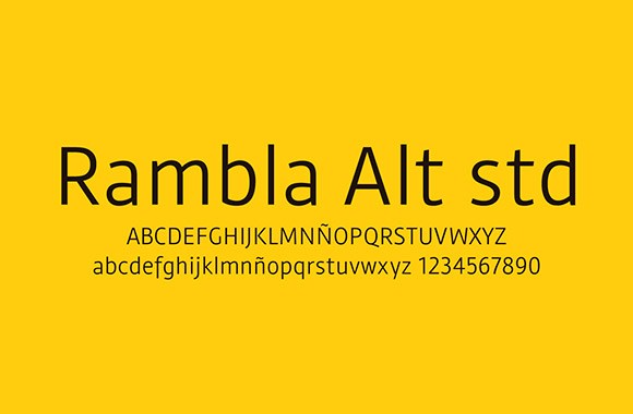 Rambla Alt STD Font
