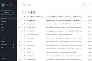 Responsive Mail App UI