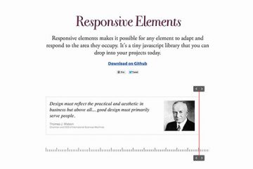 Responsive Elements JS Plugin