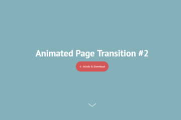 Animated Page Transition