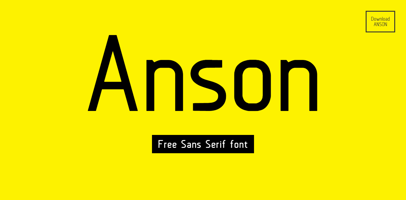 Anson Sans Serif Font
