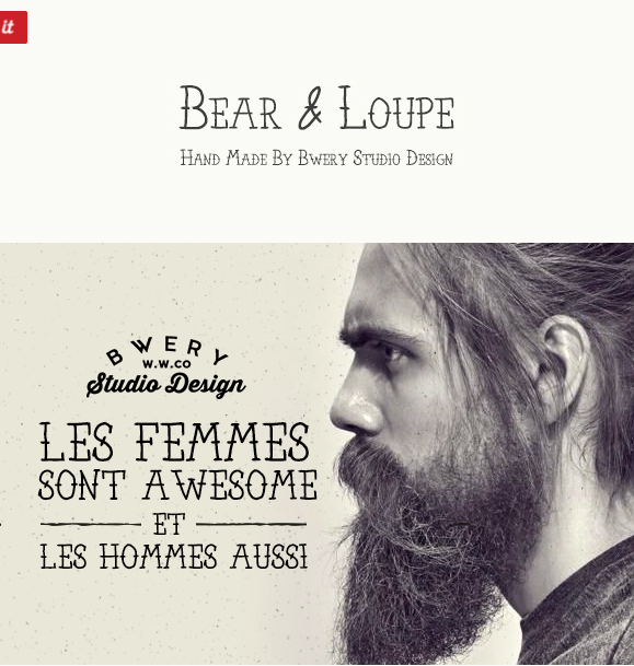 Bear & Loupe Font