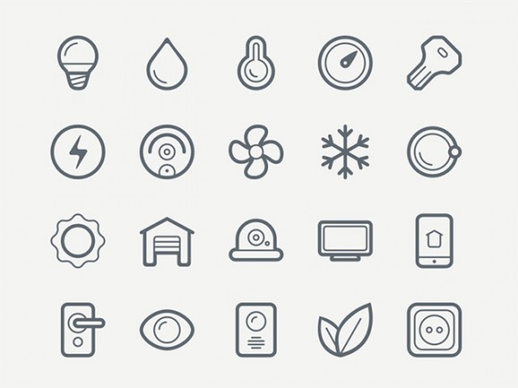 40 Smart House Icons