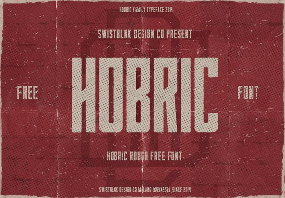 Hobric Rough Font