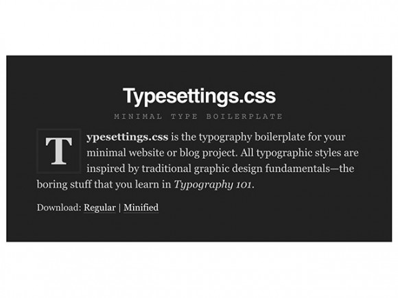 Typesettings.css