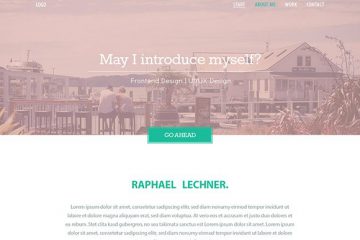 Variety Website Template in PSD