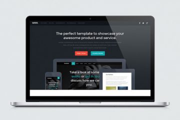 Woo Landing Page HTML Template